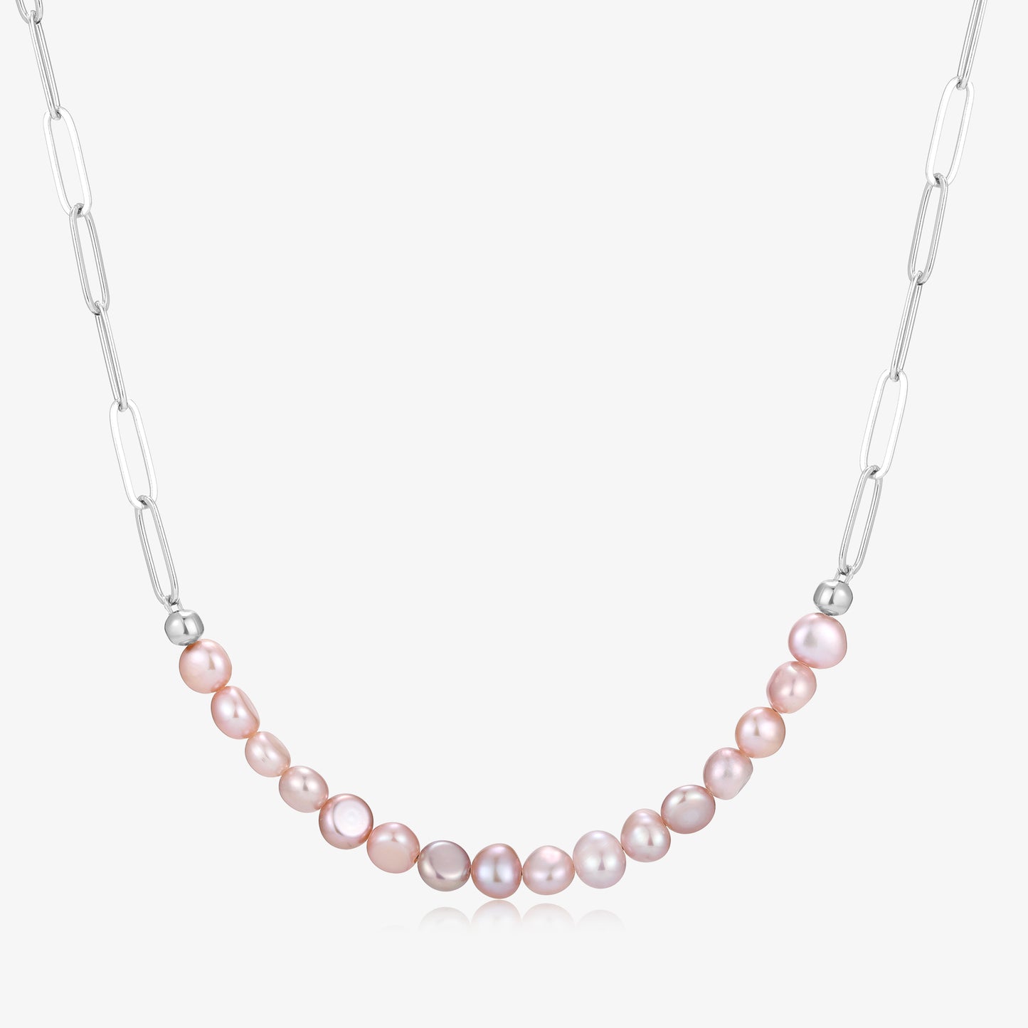 Smiling Face Design Fresh Water Pearl Necklace