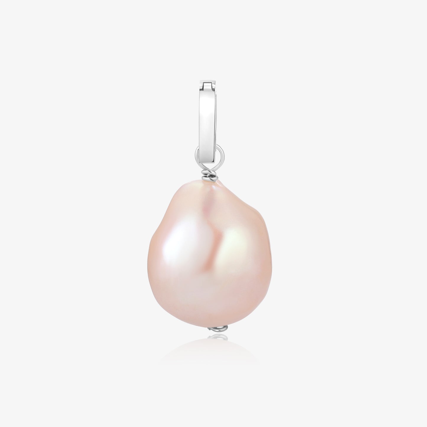 Huge Flame-ball Fresh Water Pearl Detachable Pendant